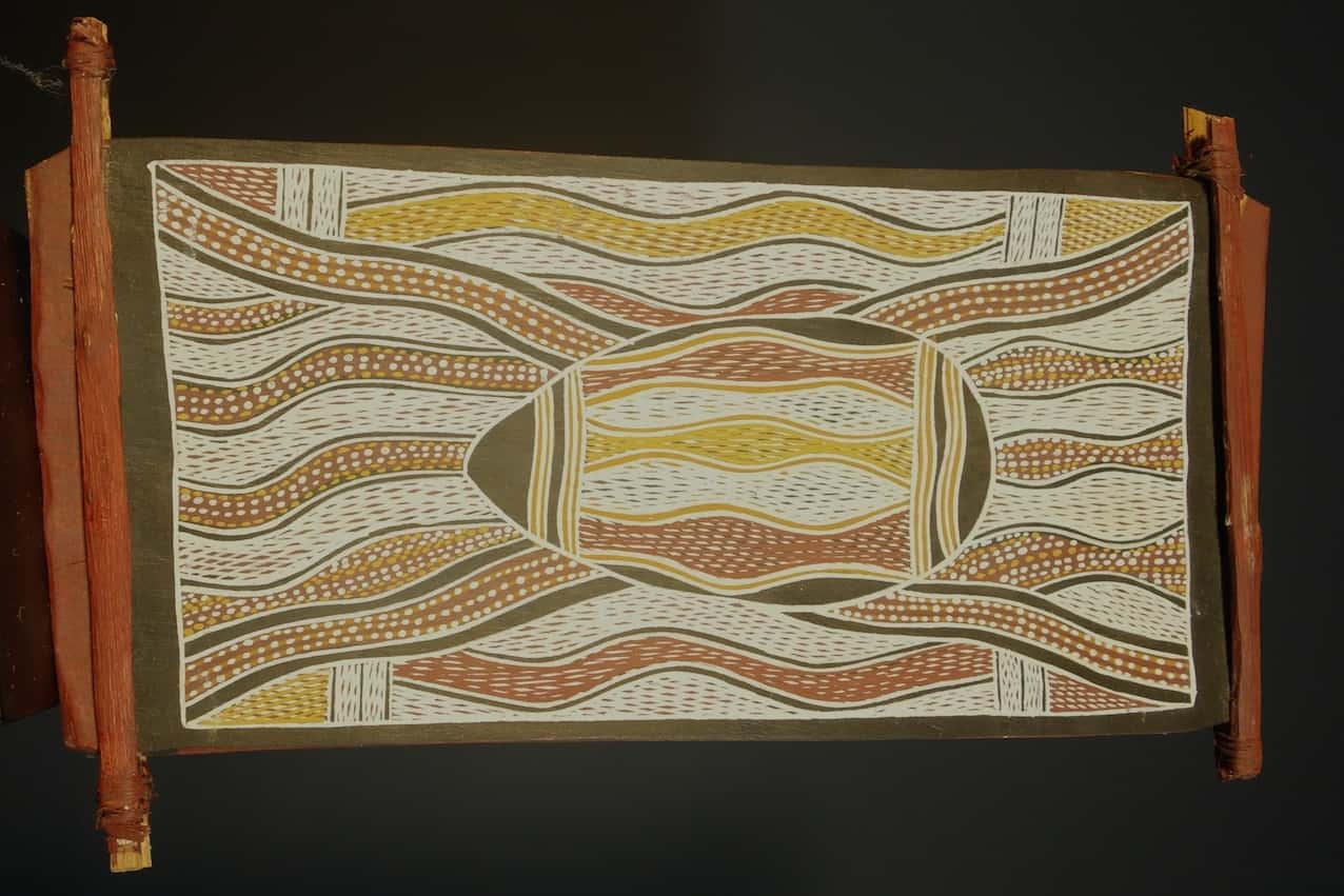 Bark Painting australian bark painting aborigine art