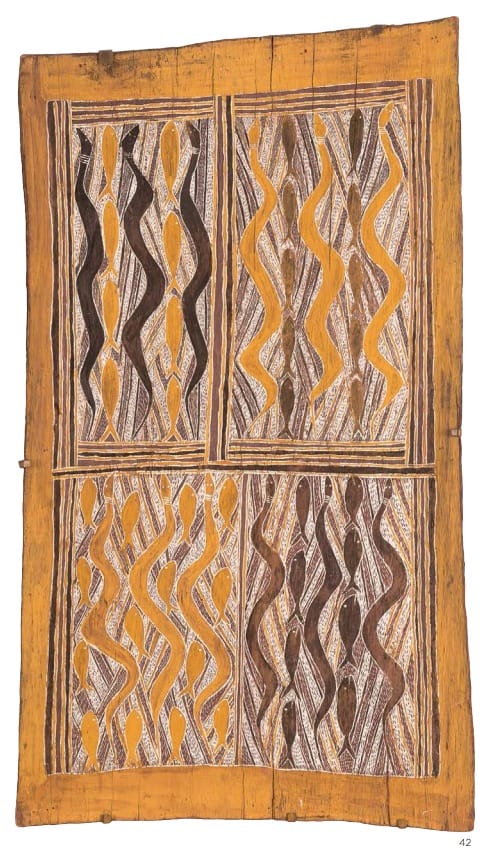 aboriginal bark painting from yirrkala mission