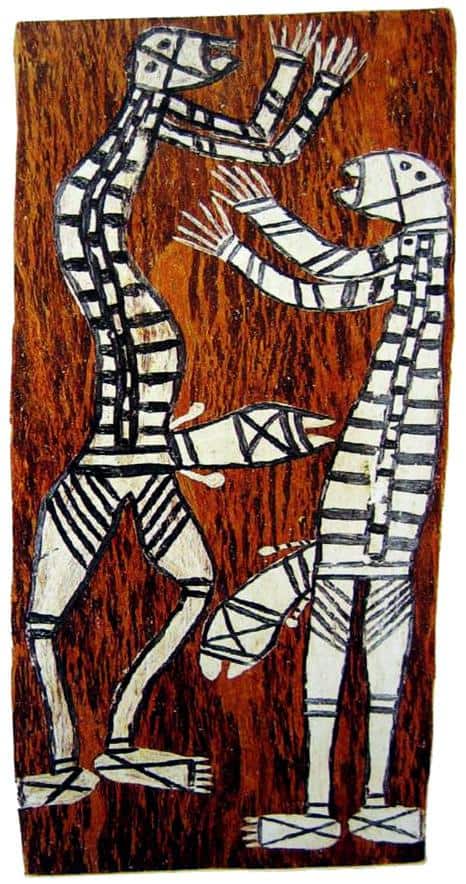 January Nangunyarri Aboriginal painting