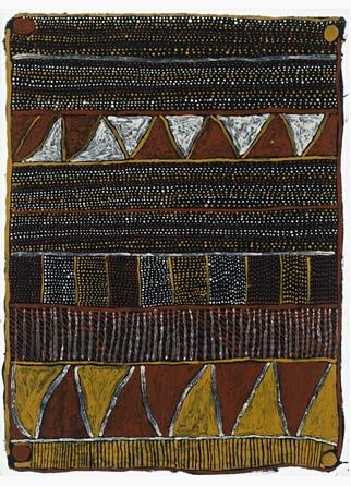 aboriginal painting by tiwi artist Purawarrumpatu Kutuwulumi