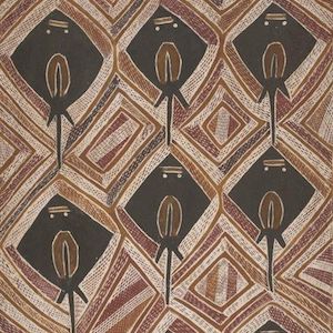 Birrikitji Gumana Yirrkala Bark Paintings