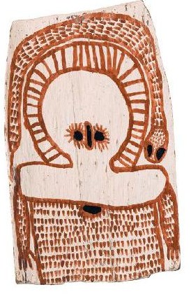 WAIGAN JANGARRA bark painting