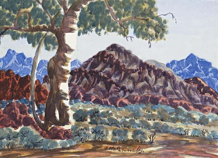 Otto Pareroultja painting