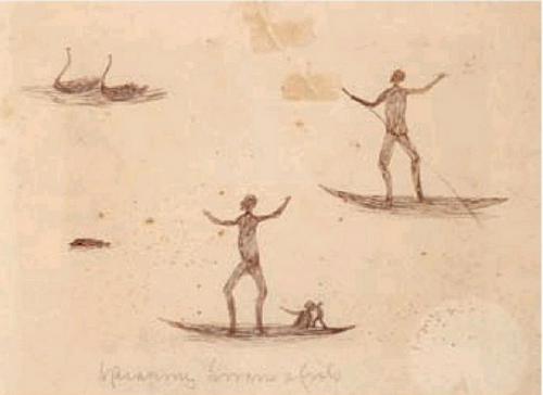 Tommy McRae aboriginal drawing