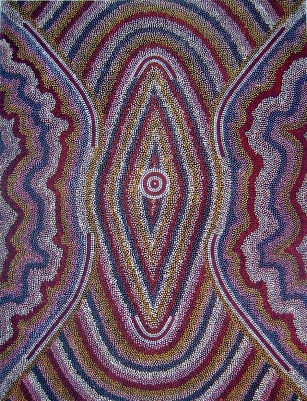 aboriginal art by Clifford Possum Tjapaltjarri
