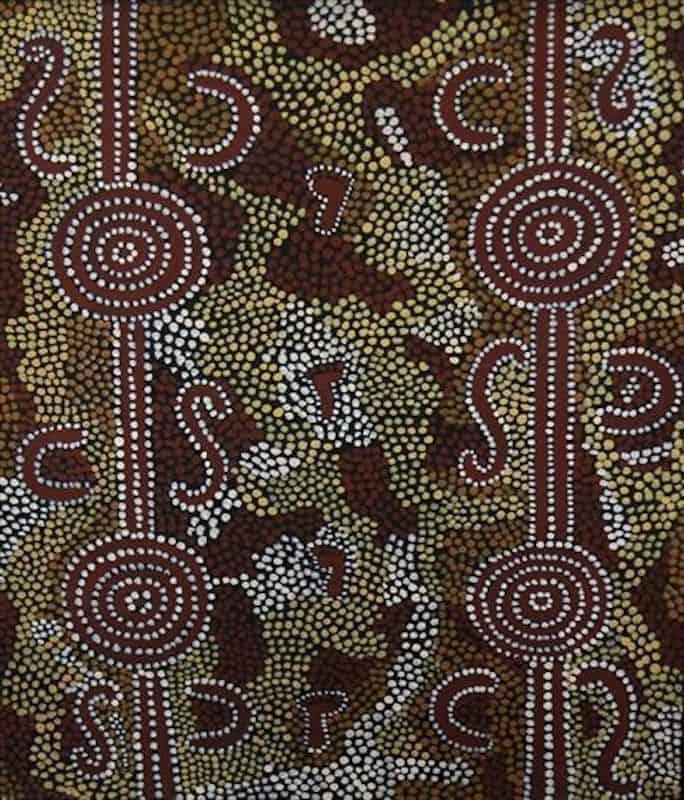 aboriginal art by David Corby Tjapaltjarri
