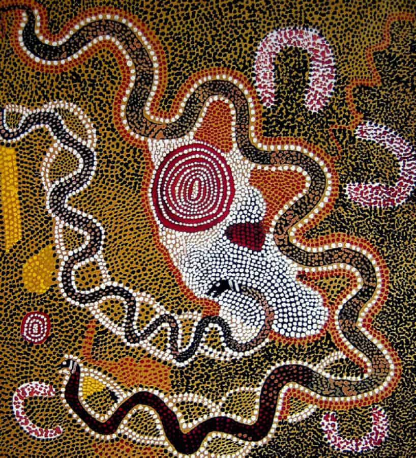 Shorty Lungkarda Tjungurrayi aboriginal painting