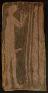 Early Oenpelli bark painting