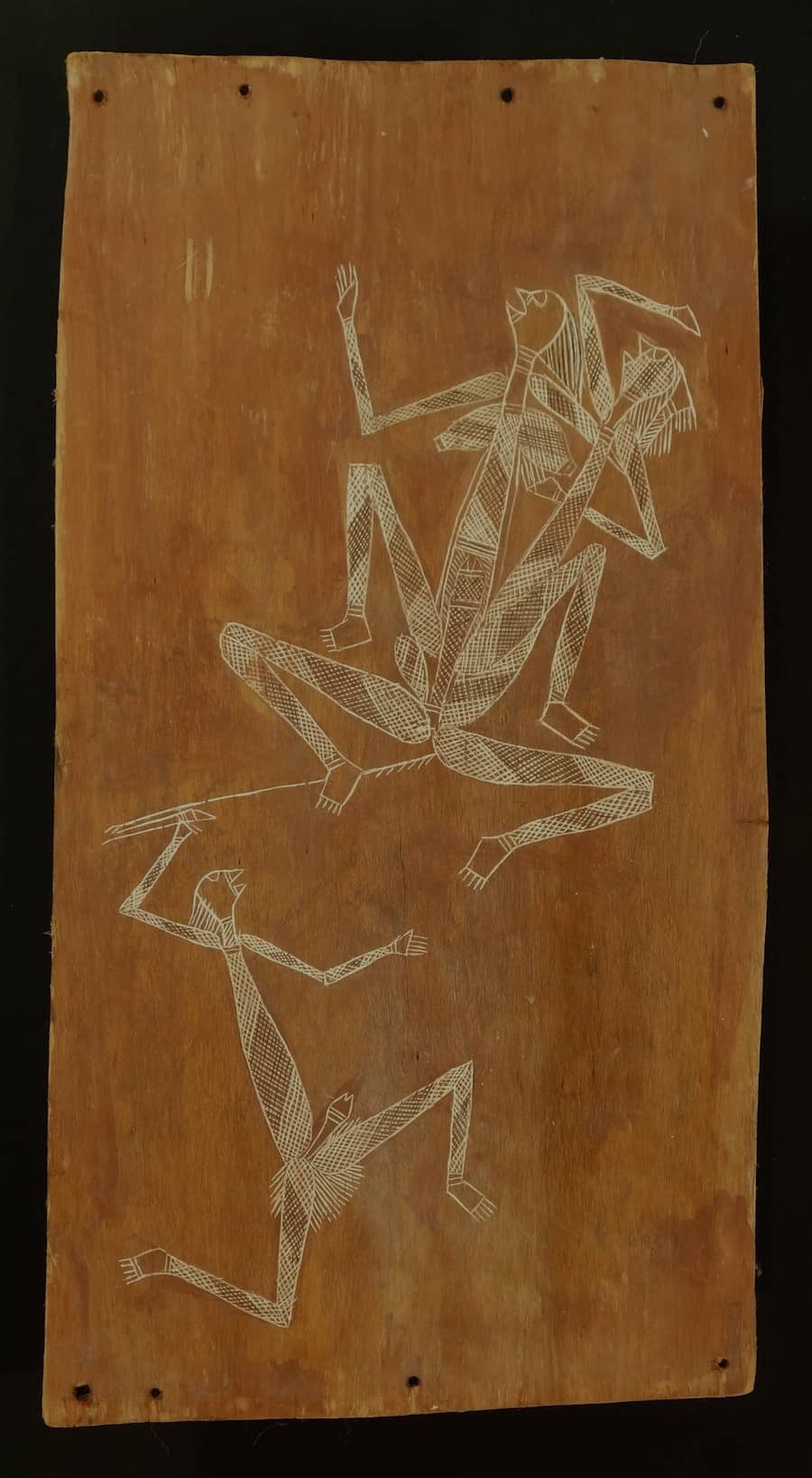Bobby ngainjmirra bark painting