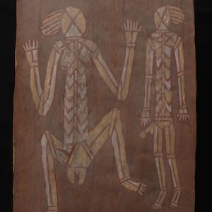 Earlu Crocker island bark painting