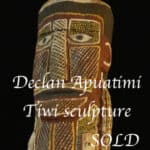 Declan Apuatimi Tiwi sculpture