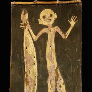 Lofty Nadjamerrek Bark Painting