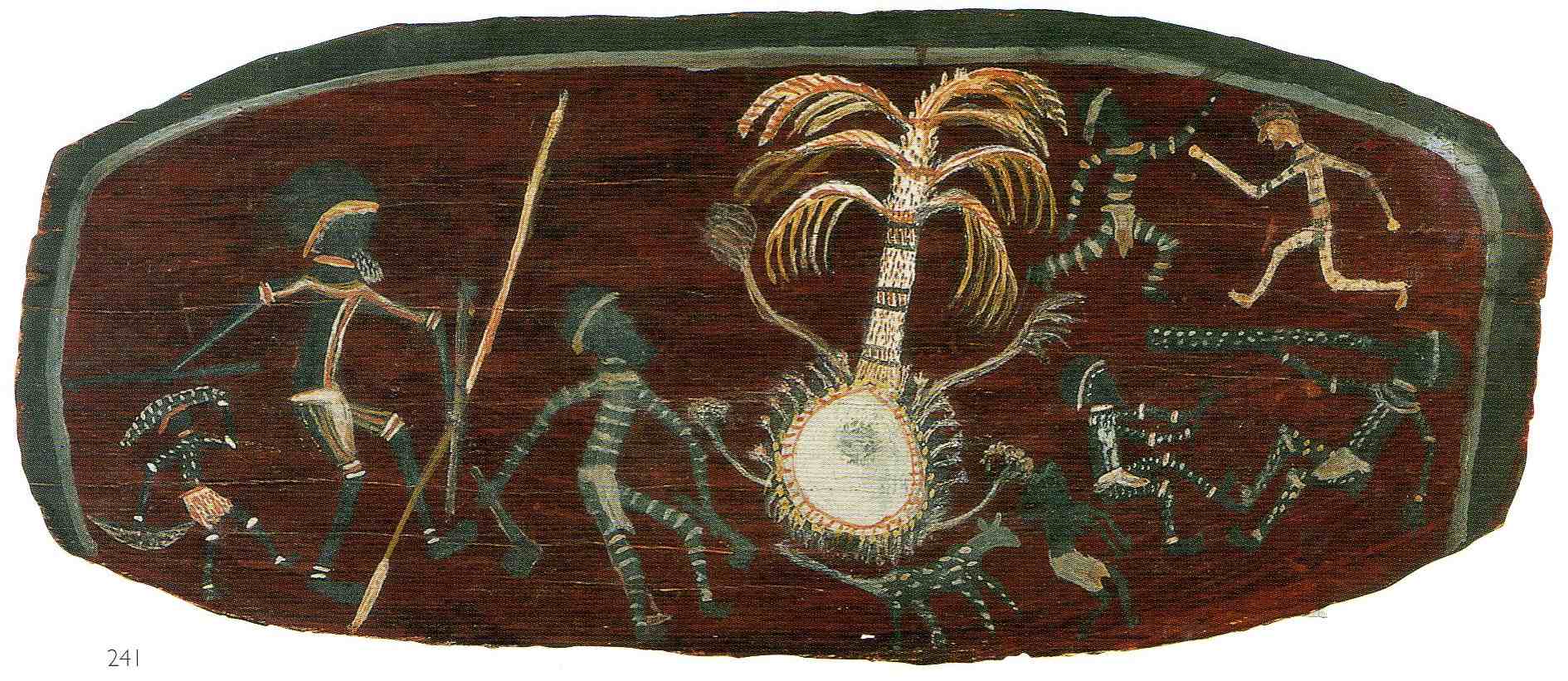 port keats Bark painting by Indji Tharwul