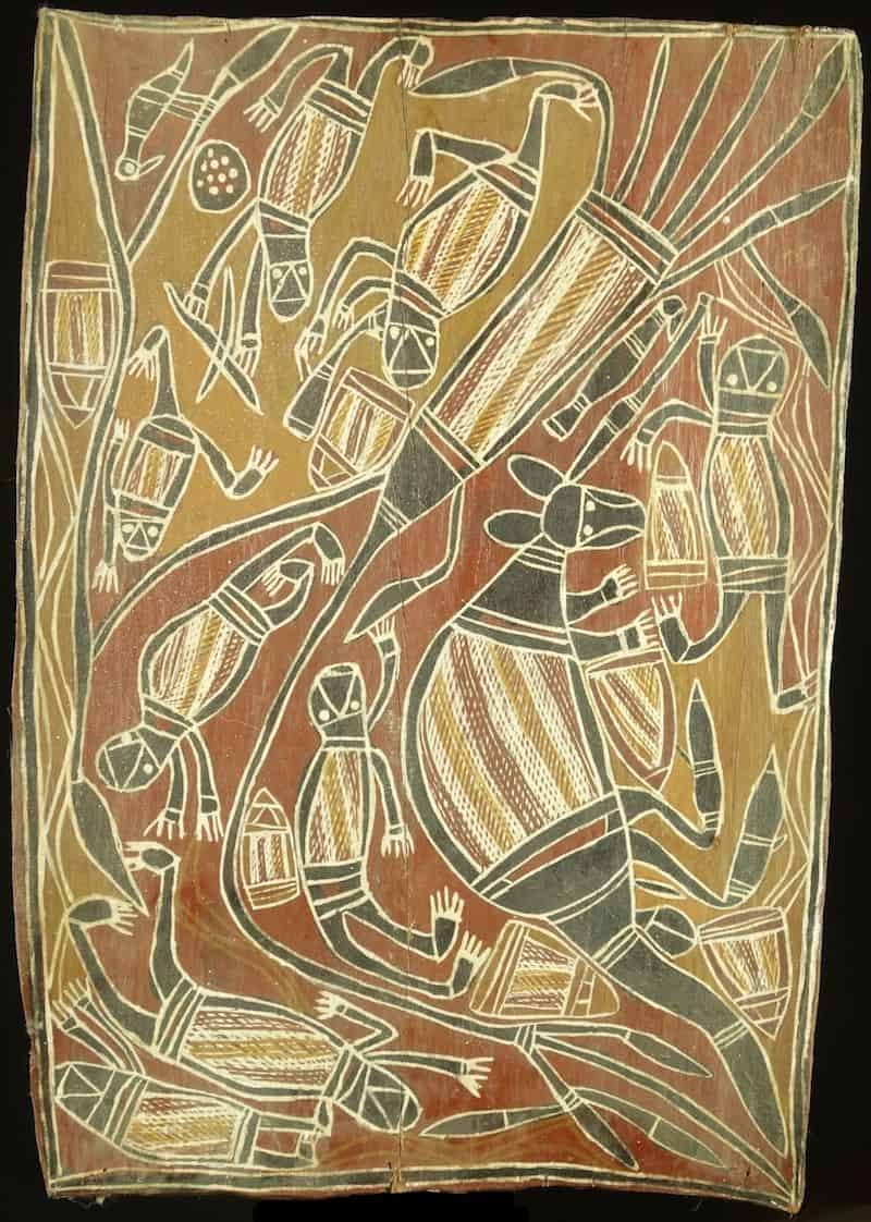 Bob Bilinyarra bark painting