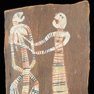 Jimmy Mijaumijau Bark Painting | For Sale
