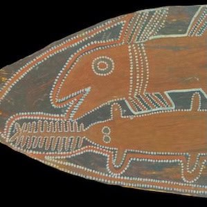 Port keats sawfish bark painting