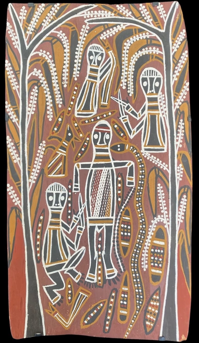 Port keats sawfish bark painting