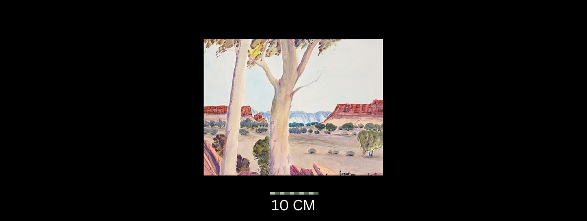 Hermansberg Watercolour Untitled Central Australia