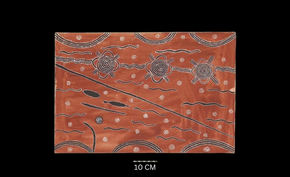 Man and Women's Snake And Bush Tucker Dreaming, c. 1971