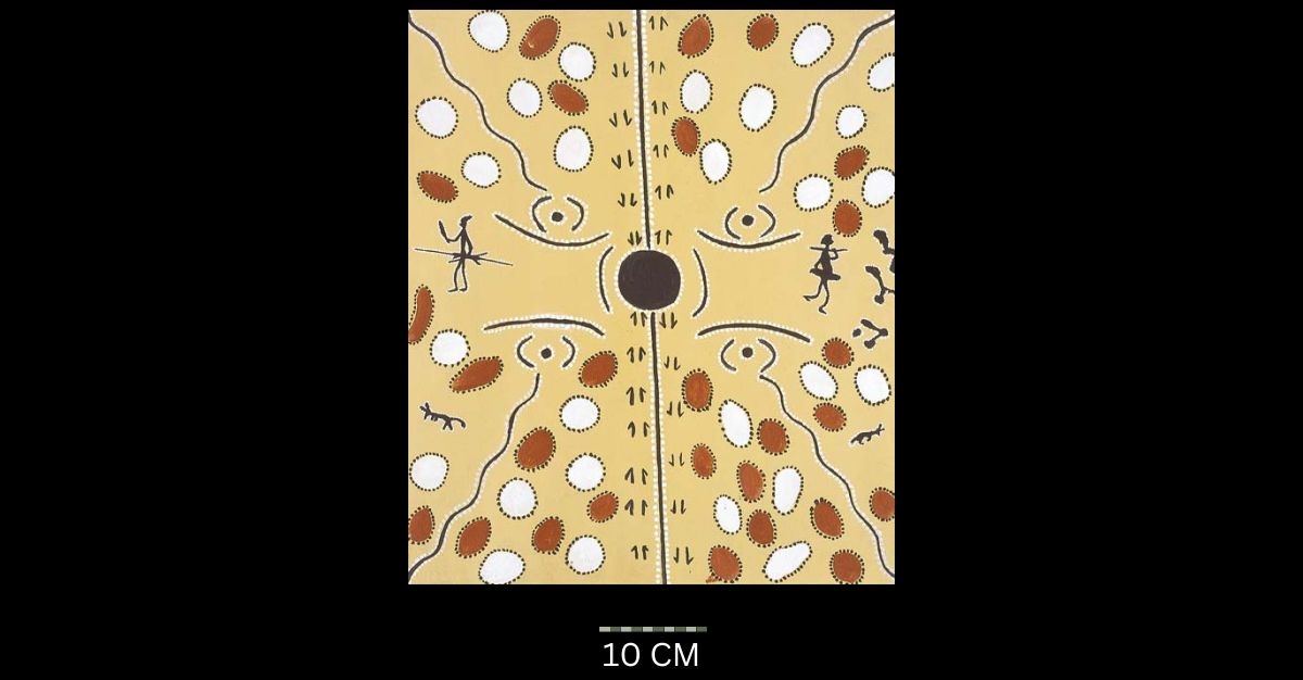 Camp Scene Near Napperby Tim Leura Tjapaltjarri