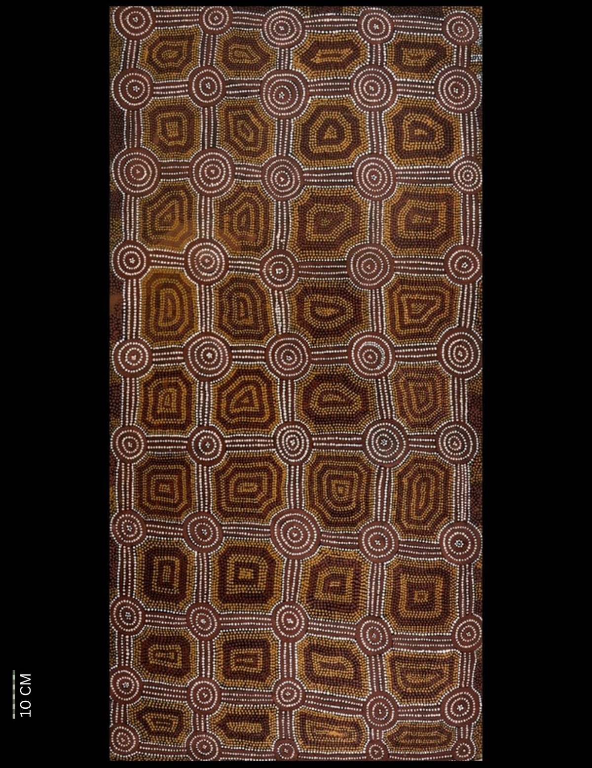 Untitled, 1984 Australian Aboriginal painting by John Kipara Tjakamarra titled Men and Women 1972