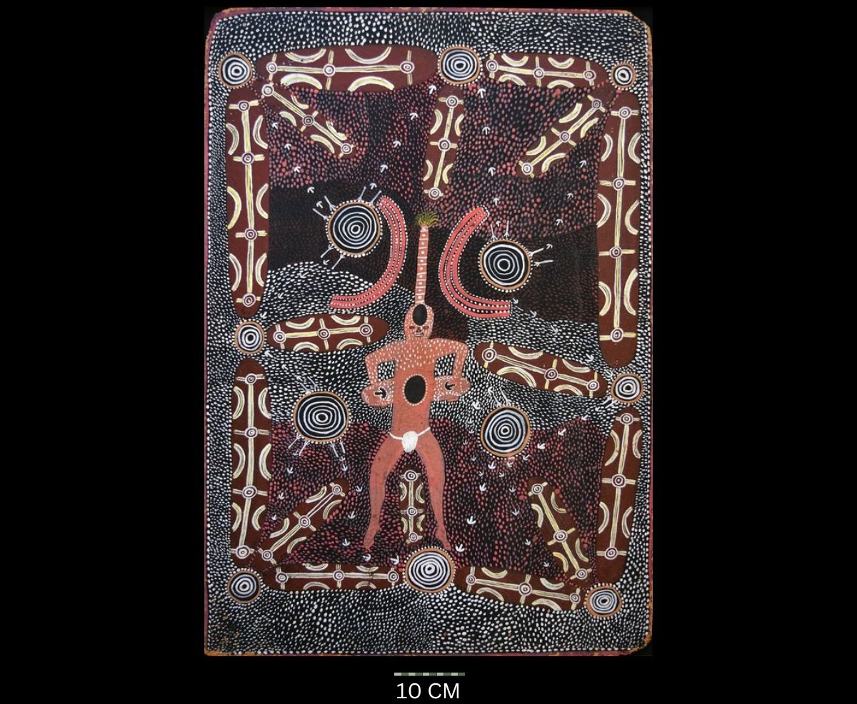 Untitled (Rainmaker Bird Ceremony) 1972 Tim Leura Tjapaltjarri