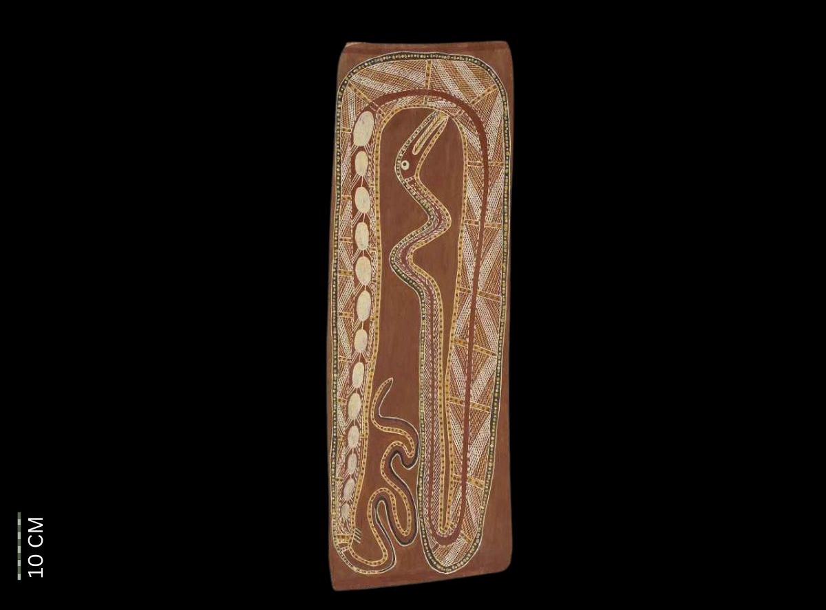 Rainbow Serpent with Eggs