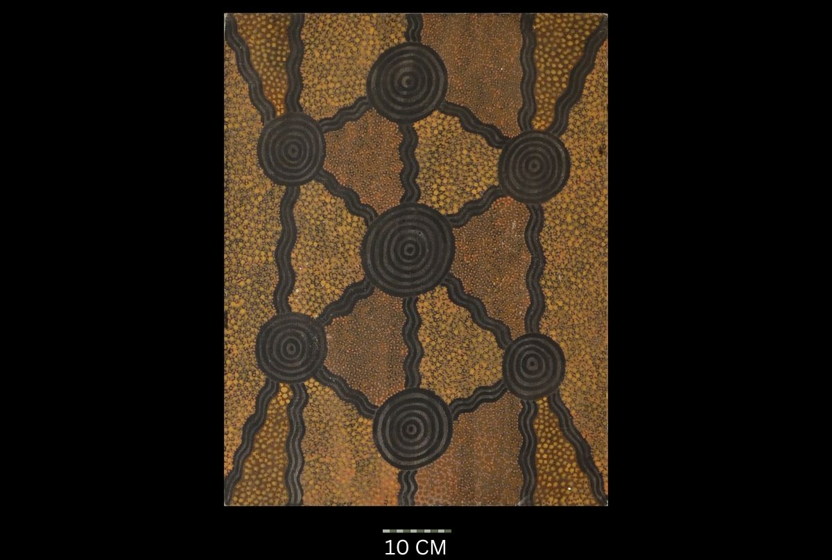 Lalradjingya Big Rocky Hill Possum & Woman Corroboree, 1977 Tim Leura Tjapaltjarri