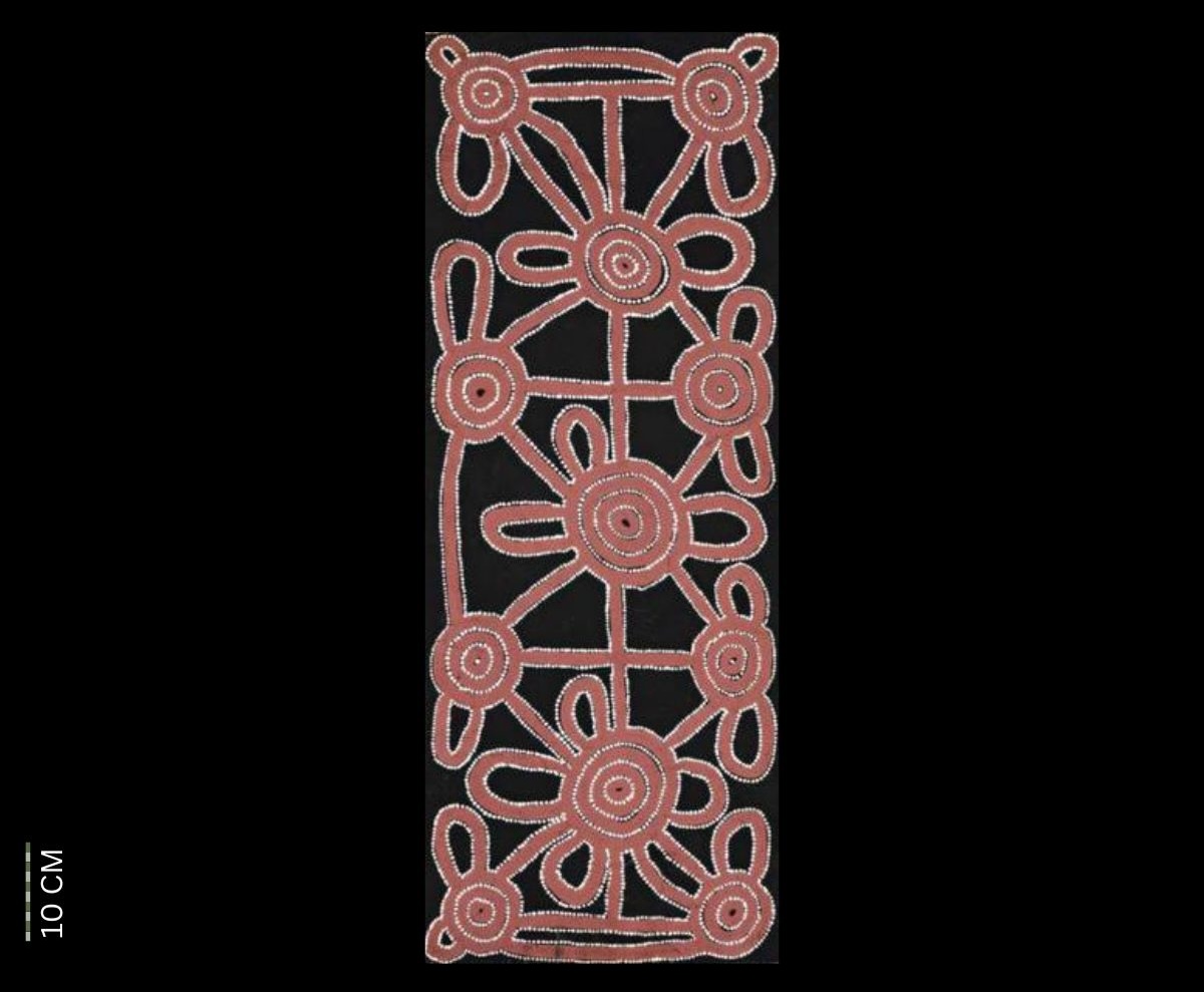 Man's Corroboree 1971 Australian Aboriginal painting by John Kipara Tjakamarra titled Men and Women 1972