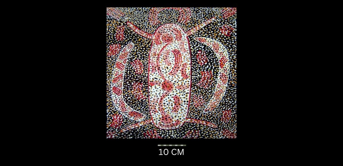 Ground Painting of Crab Totem 1972