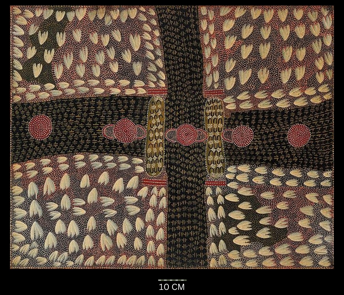 Untitled (Ngatitjirri Dreaming at Ilpitirri) (1973)