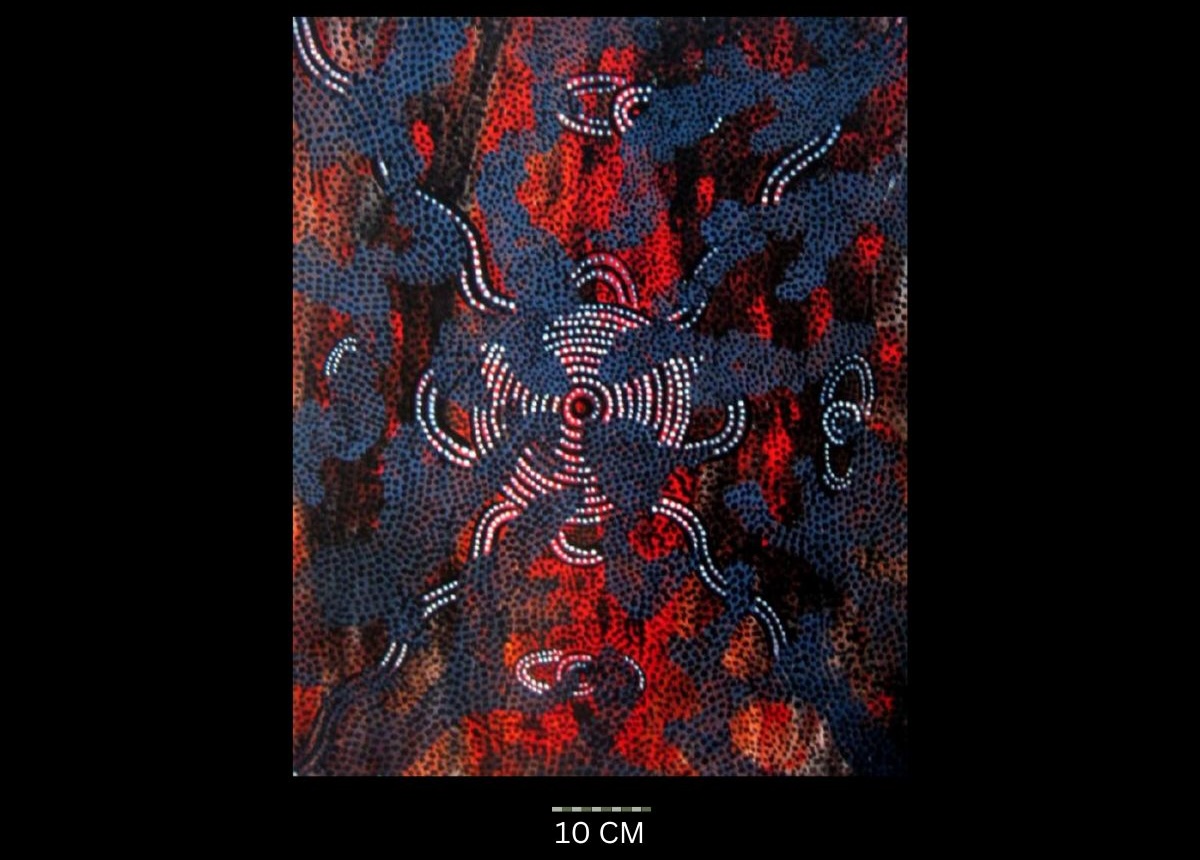 Bushfire Dreaming 1976 Tim Leura Tjapaltjarri
