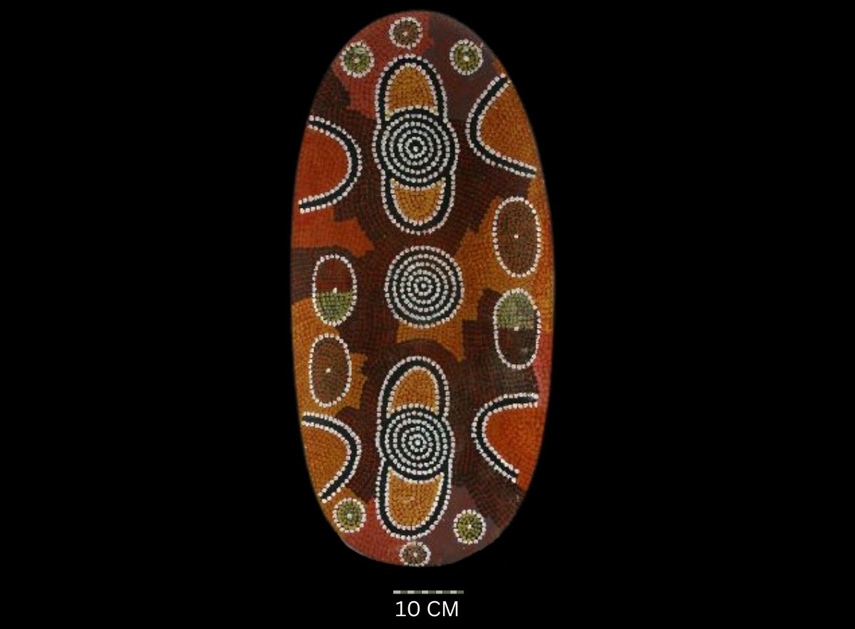 Painted Coolamon (Circa. 1985)