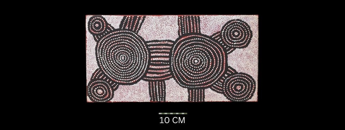 Untitled (designs associated with the rockhole site of Tjuluntjulunga), 1997