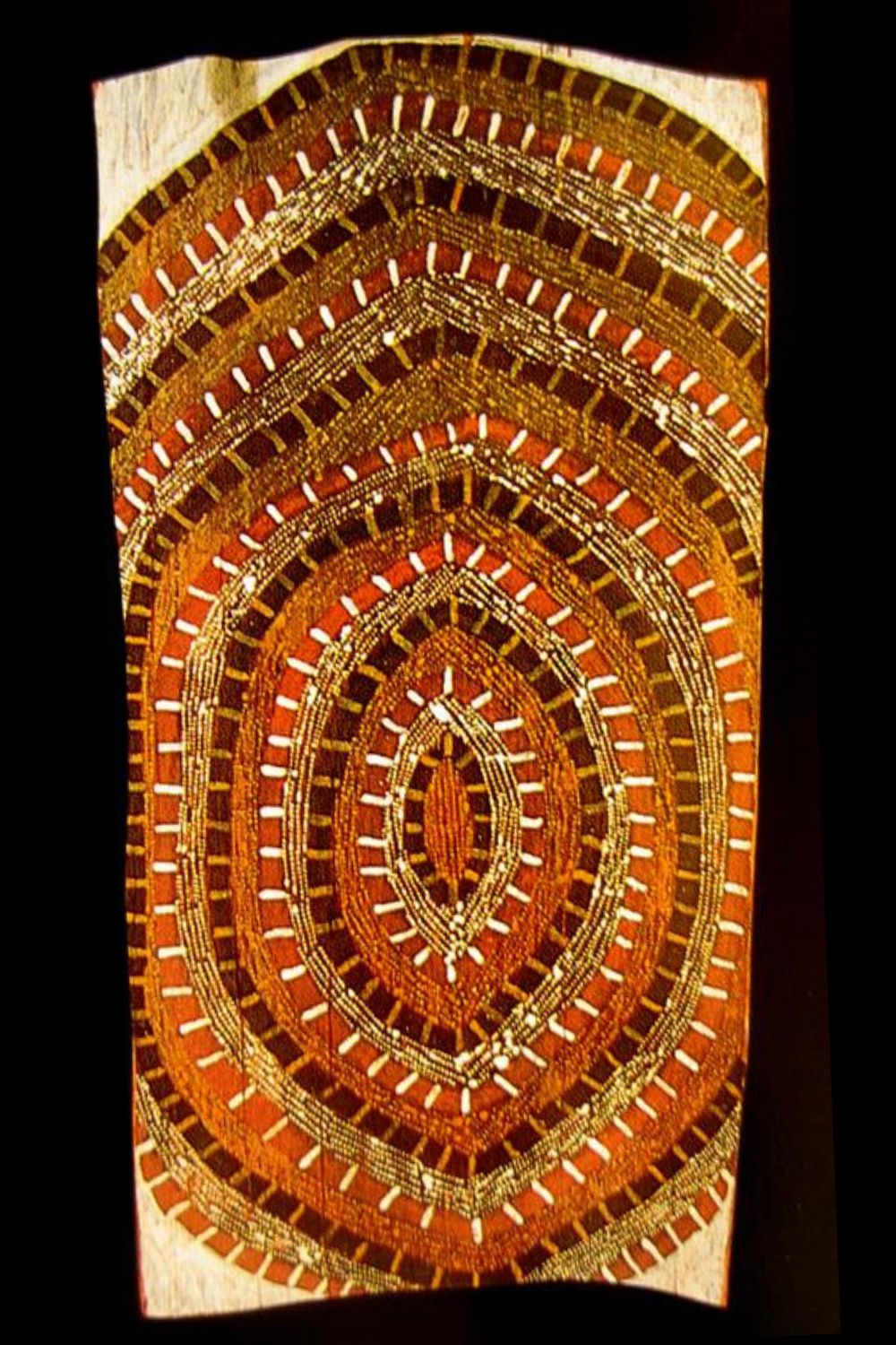 Aboriginal Bark painting by Deaf Tommy Mungatopi Aboriginal Bark painting by Deaf Tommy Mungatopi