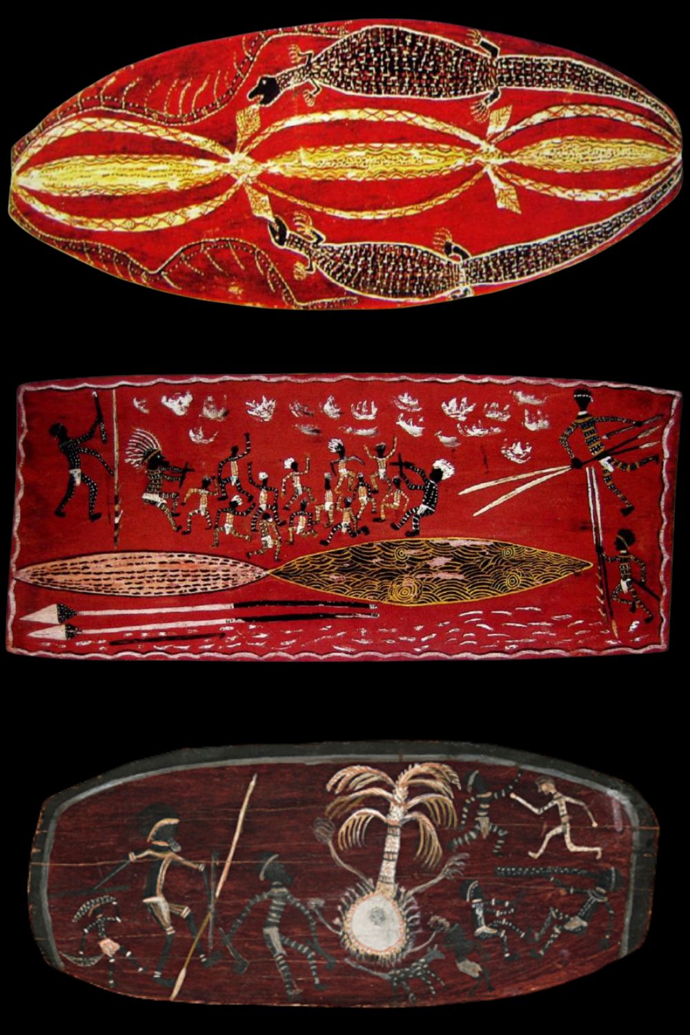 Indji Tharwal Bark paintings Aboriginal bark paintings by Indji Thermal