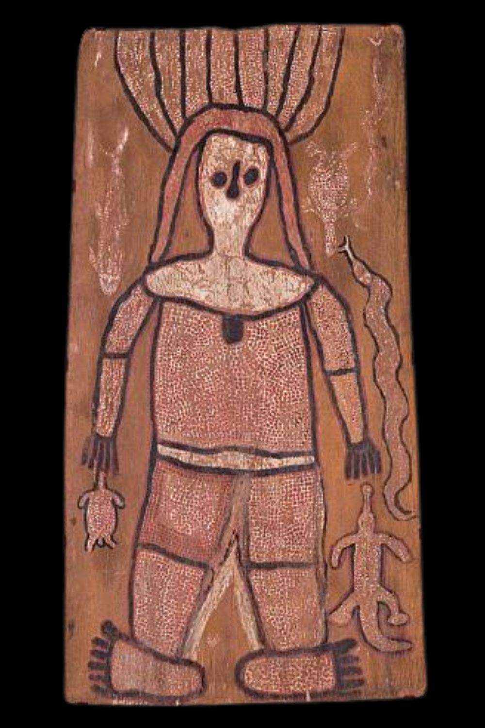 Mickey bungkuni bark painting Mickey bungkuni bark painting