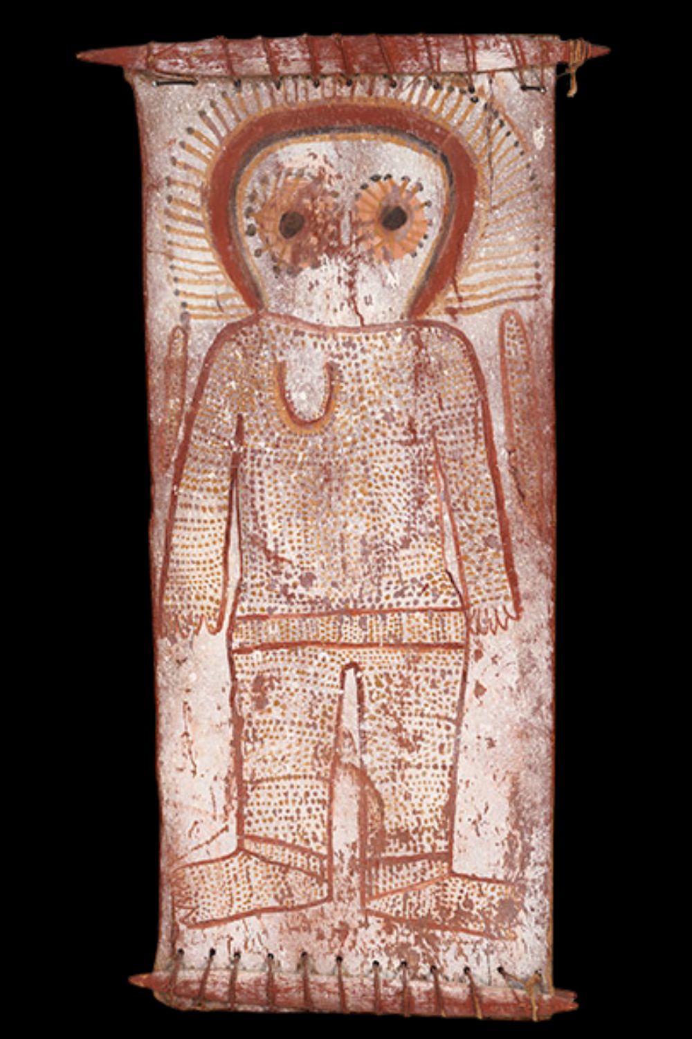 Cocky Wutjungu Wandjina Painting of a Wandjina by Cocky Wutjungu