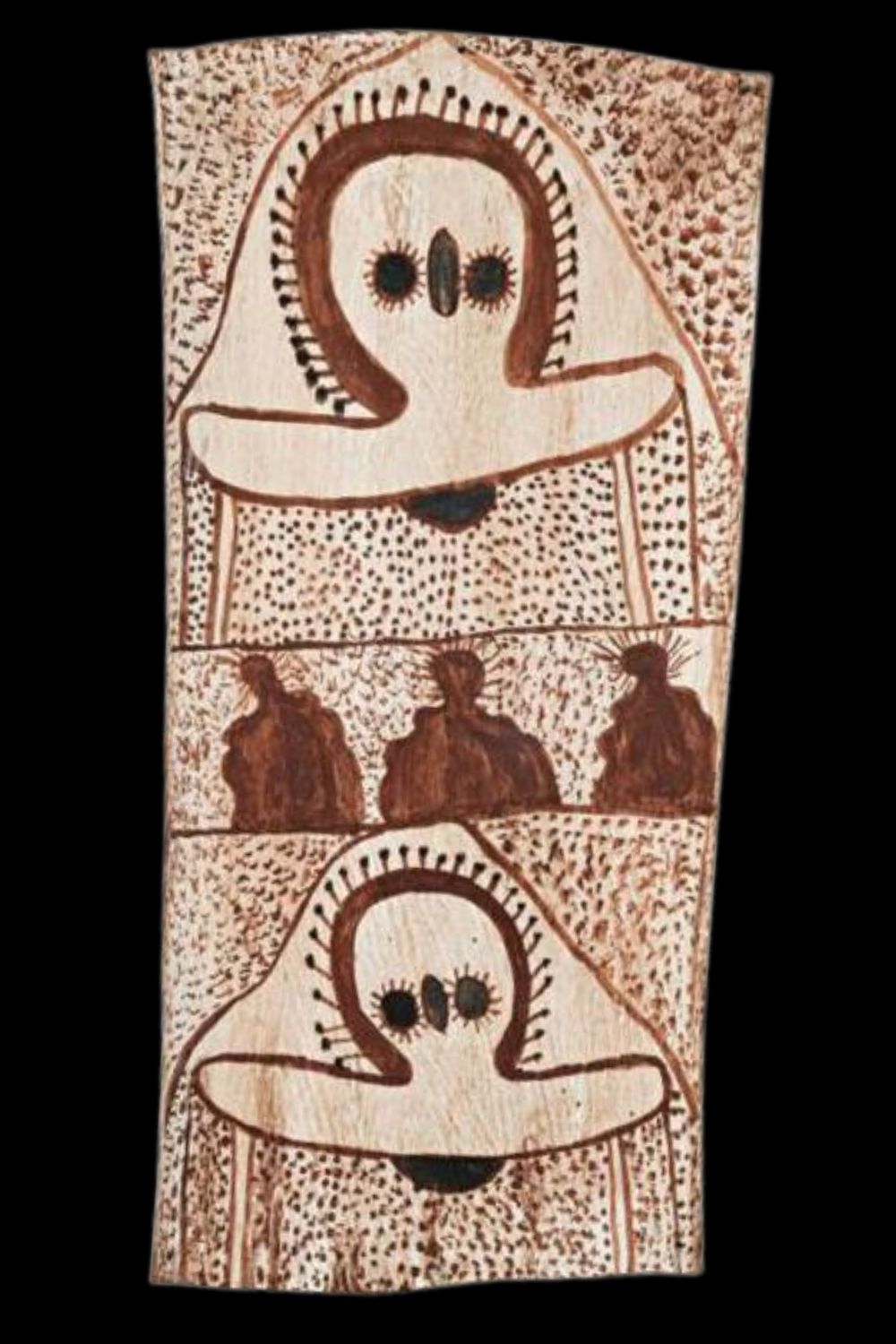 Ignatia Djanghara large bark painting Ignatia Djanghara large bark painting