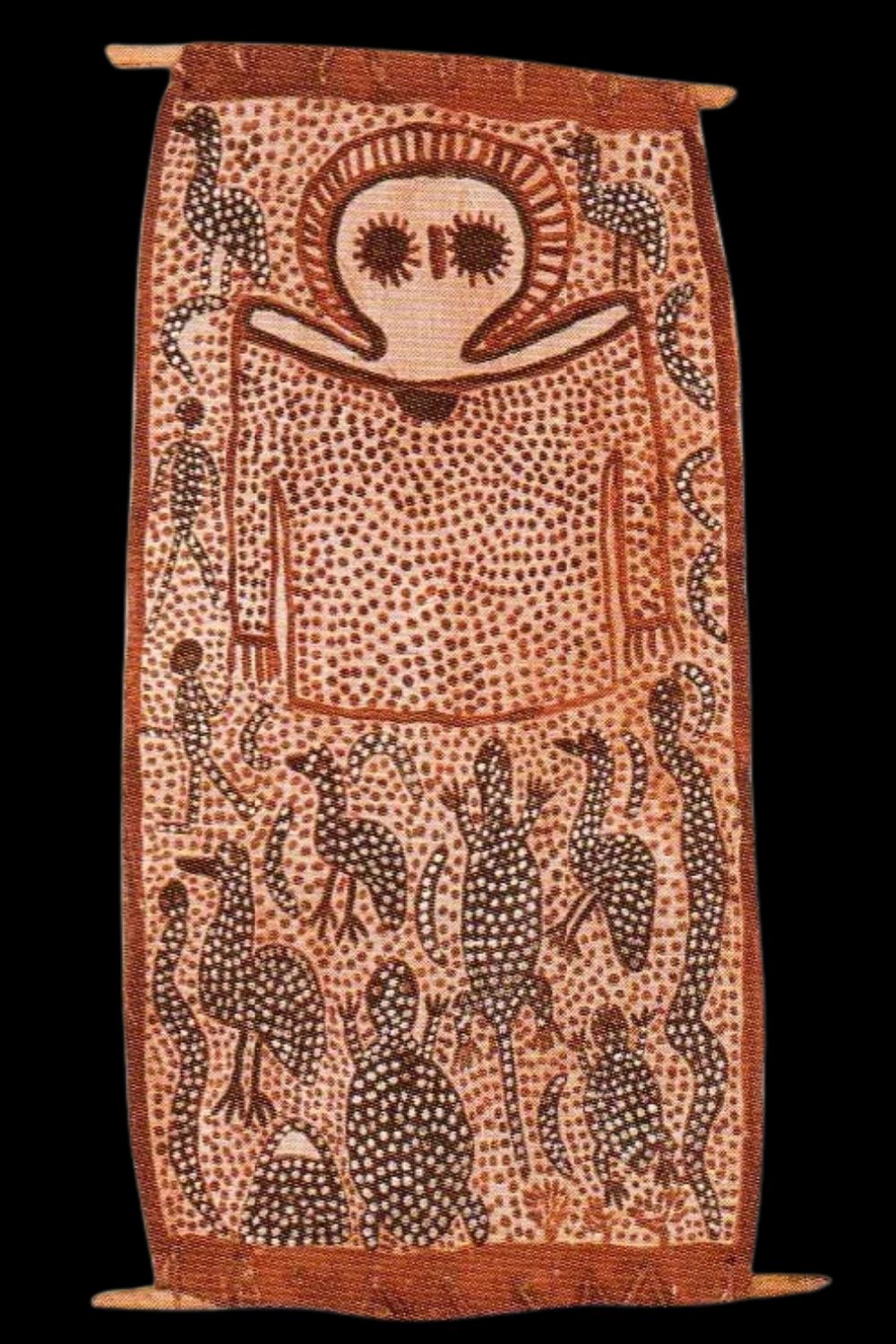 Lily Karadada Bark painting
