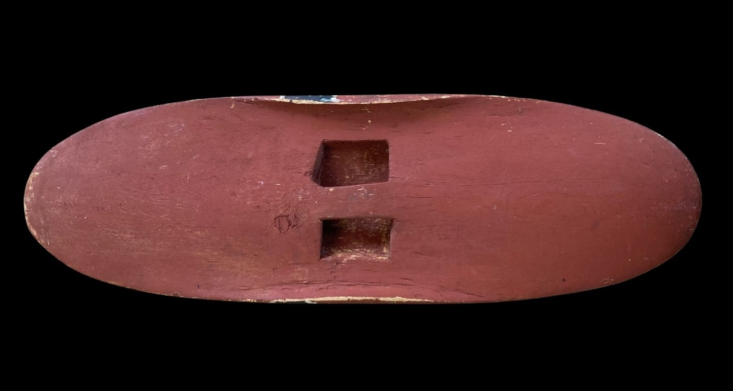 reverse side of Central desert painted shield 