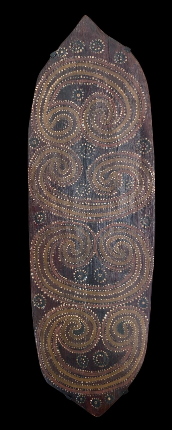 Photo of a Nym Bunduk bark painting from port Keats 