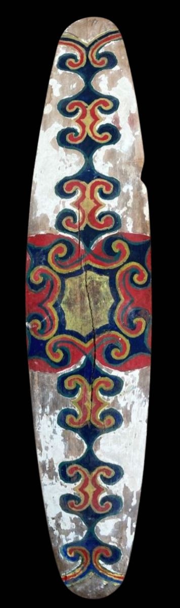 Untitled design - 1 Central desert painted shield for sale