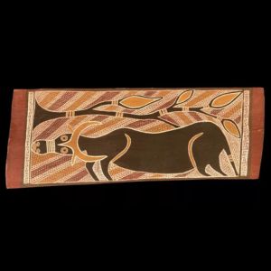 thumbnail for Yirrkala Bark Painting Buffalo