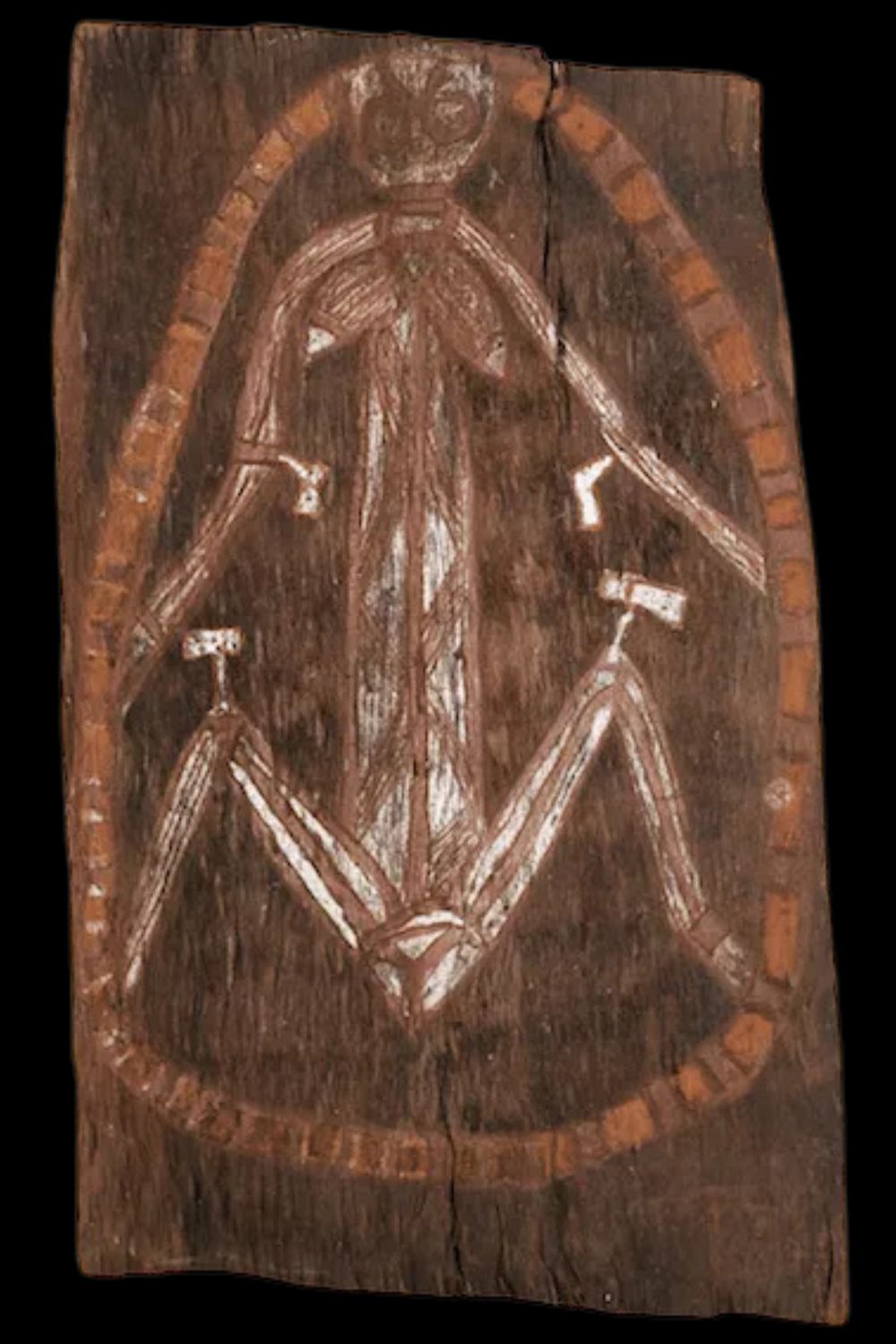 Namarrgon Bark painting by Nadjombolmi