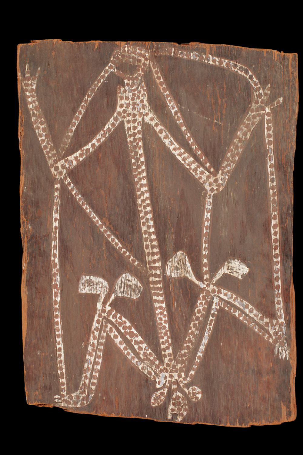 Aboriginal Bark Painting of  Namarrkon attributed to Diidja