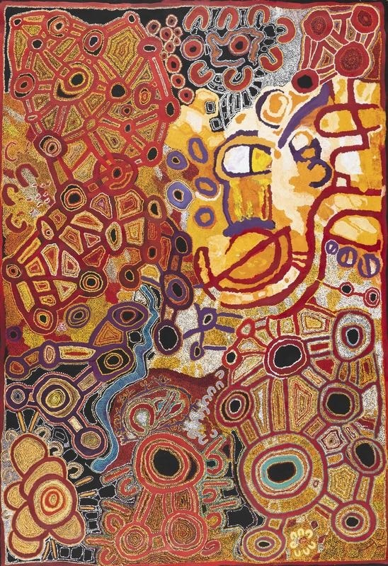 painting of the Seven Sisters Dream Time Story
