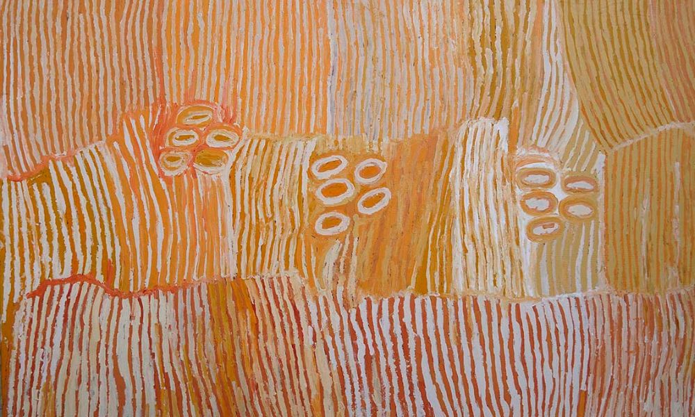 Makinti Napanangka Painting – Kintore Pintupi Art from the Western Desert