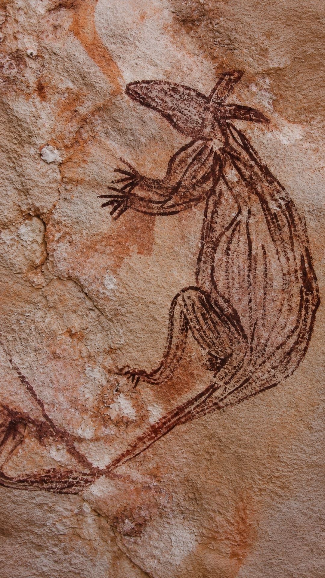 Naturalistic kangaroo rock painting in the Kimberley, Western Australia, the oldest known Aboriginal painting to have been scientifically dated at approximately 17,300 years old.