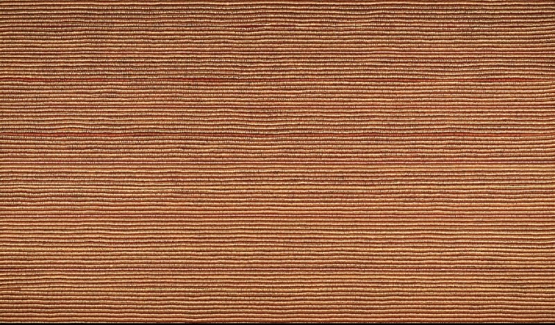 Turkey Tolson Tjupurrula Spear Straightening, 1997. Monumental Aboriginal painting composed of thousands of finely painted horizontal cream, ochre and brown lines across a panoramic linen canvas.